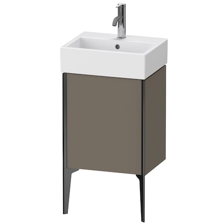 Xviu Floor Standing Vanity Unit Flannel Gray Satin Matt